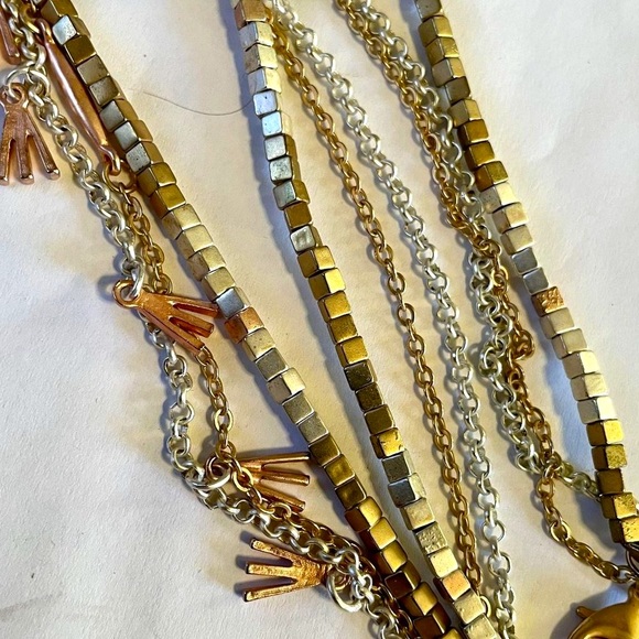 4 for $20 SALE- Charming Charlie Mixed Metal Necklace - Picture 7 of 7